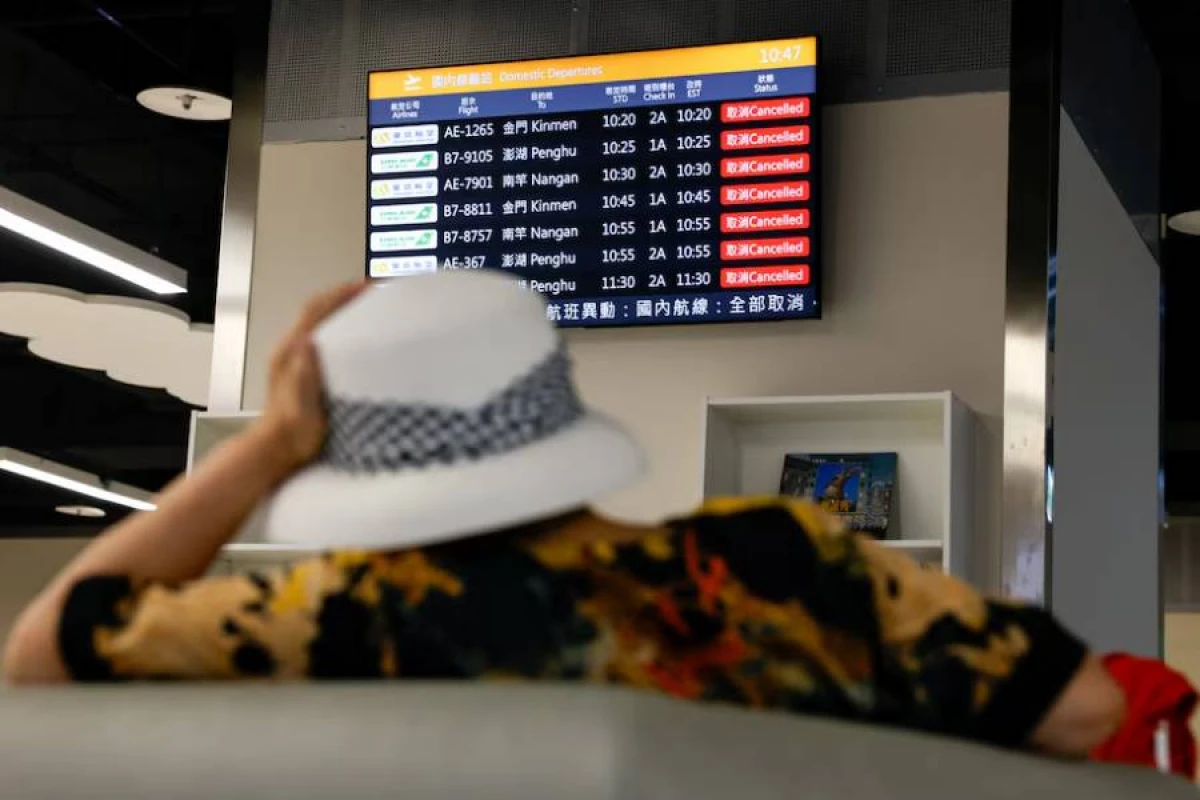 Tayvanda “Podul” tayfunu: Uçuşlar ləğv edildi