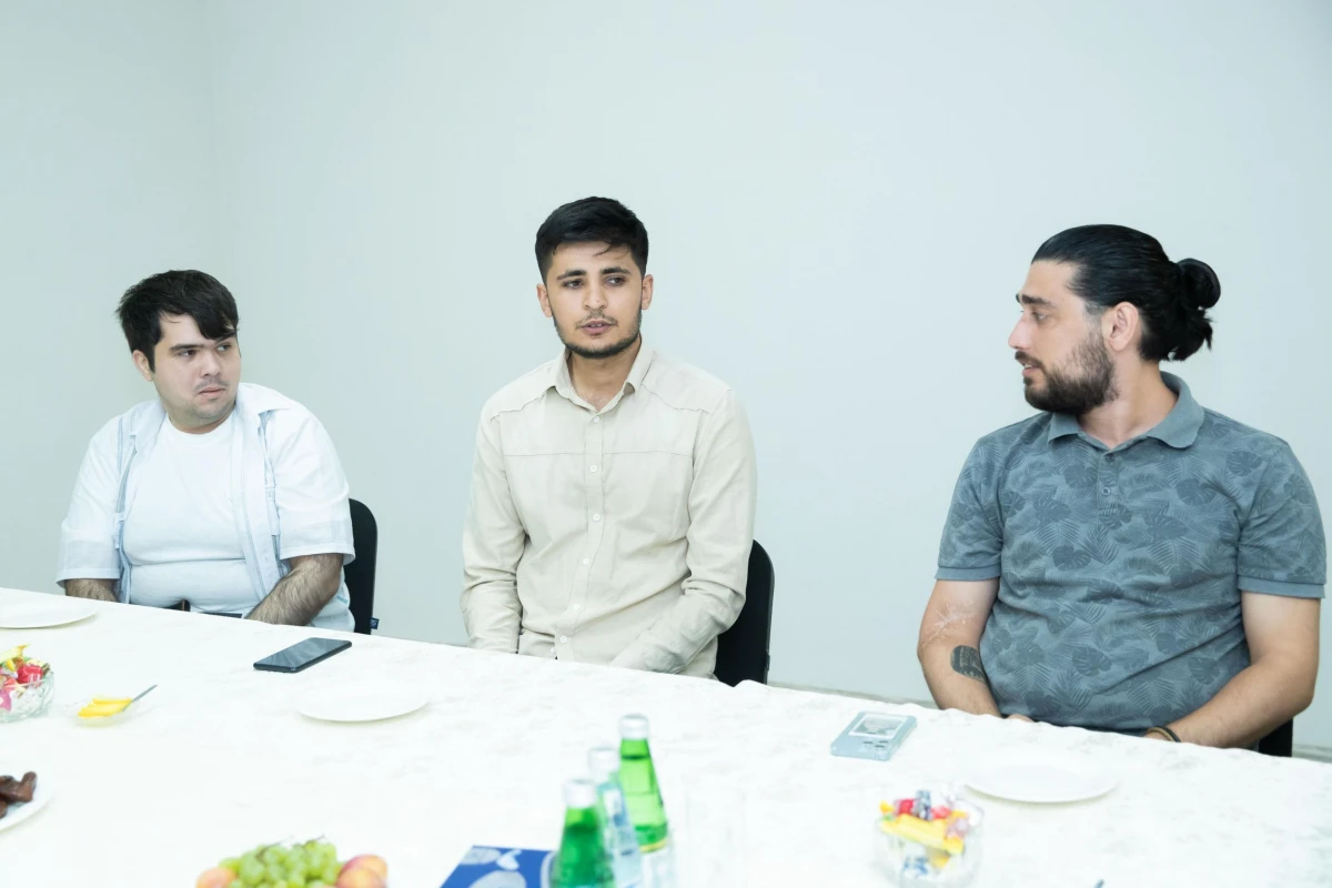 Müharibə ilə bağlı əlilliyi olan daha bir qrup şəxslə görüş keçirildi — 2