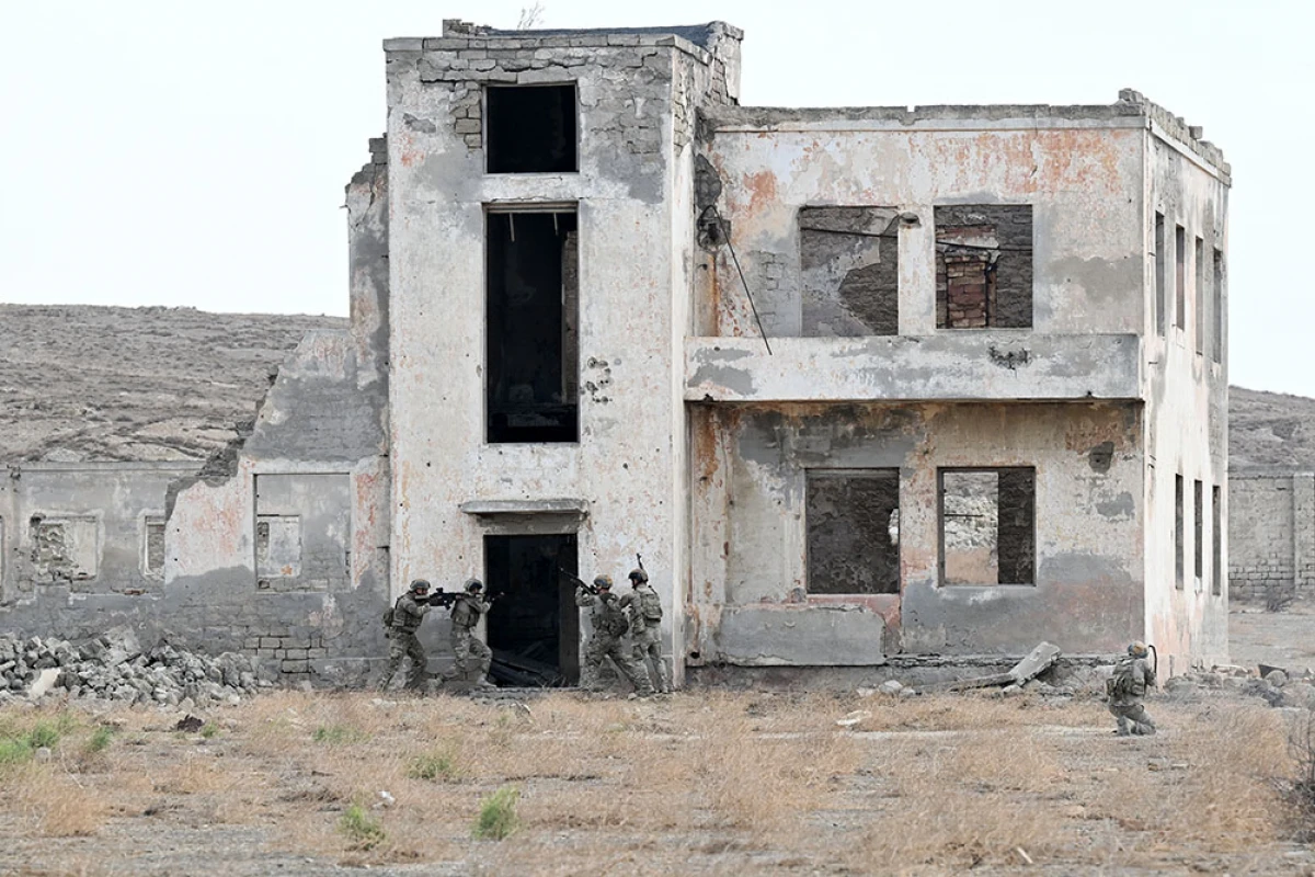 HDQ-də döyüş atışlı taktiki təlim keçirildi — 3