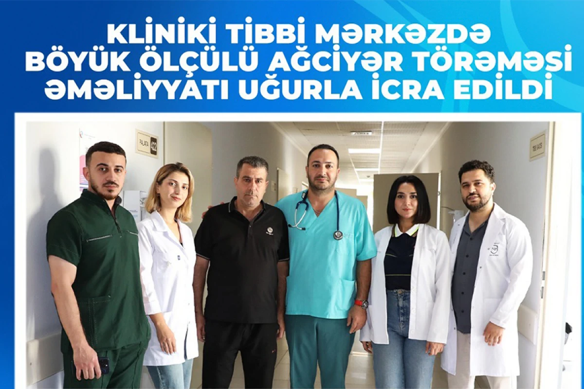 İki uzman həkim əməliyyat etdi, onkoloji xəstə sağaldı