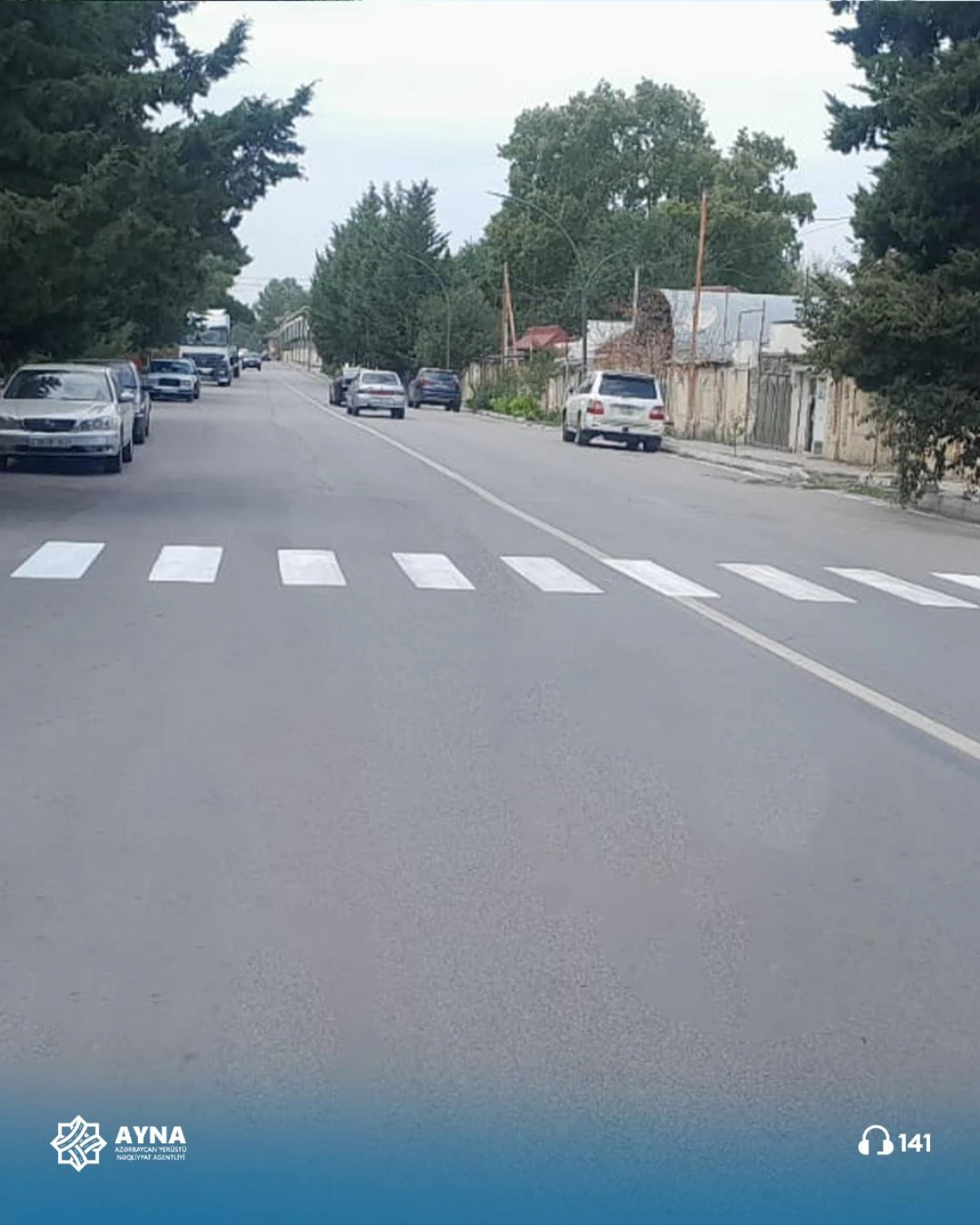 Xaçmazda yol nişanlanma işləri aparılır — 2