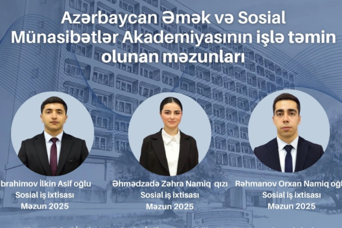 AESMA-nın 2025-ci il məzunları işlə təmin olundu