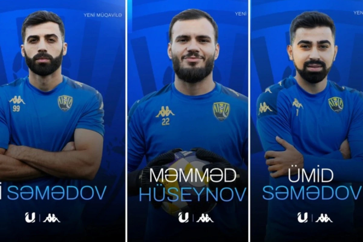 "Kəpəz" üç futbolçu ilə müqavilənin müddətini uzatdı