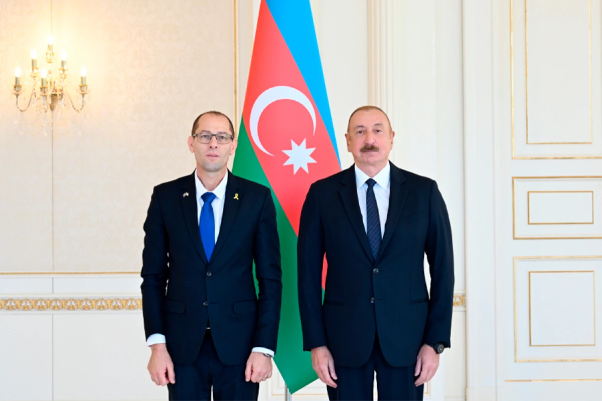 Prezident İlham Əliyev İsrailin Azərbaycanda yeni təyin olunmuş səfirinin etimadnaməsini qəbul etdi