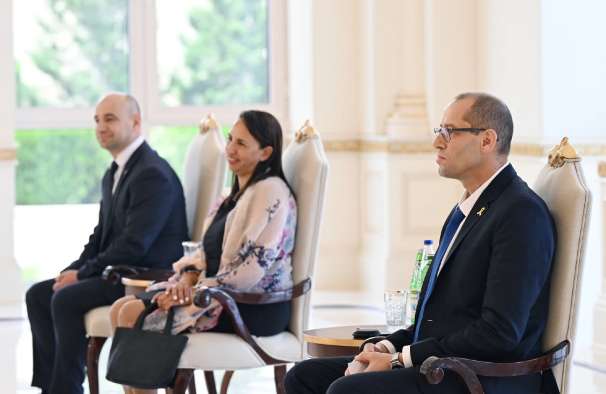 Prezident İlham Əliyev İsrailin Azərbaycanda yeni təyin olunmuş səfirinin etimadnaməsini qəbul etdi — 1