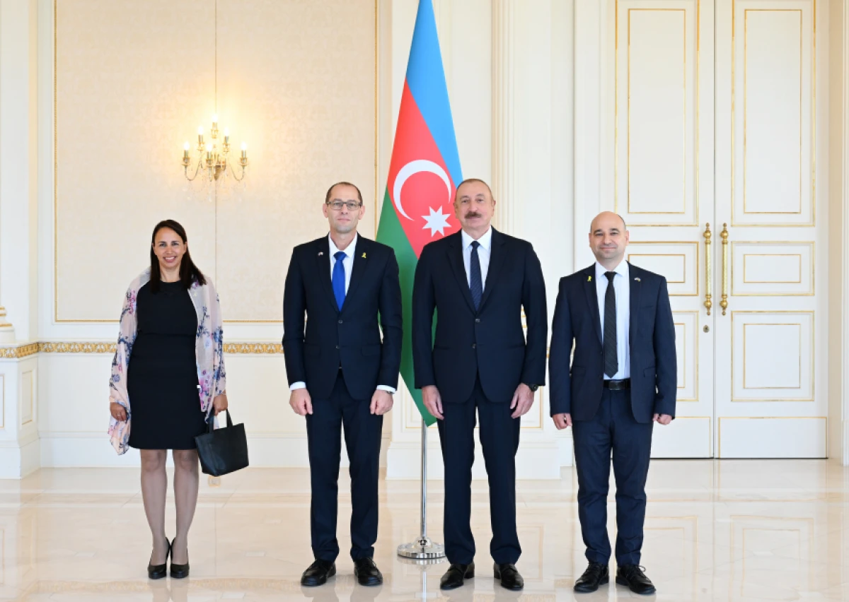 Prezident İlham Əliyev İsrailin Azərbaycanda yeni təyin olunmuş səfirinin etimadnaməsini qəbul etdi — 4