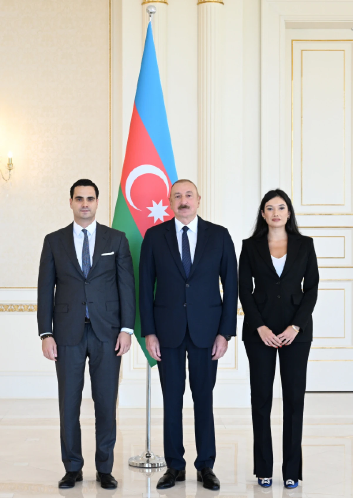 Prezident İlham Əliyev Slovakiyanın Azərbaycanda yeni təyin olunmuş səfirinin etimadnaməsini qəbul etdi — 4