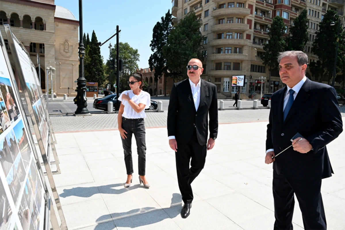 Prezident İlham Əliyev və birinci xanım Mehriban Əliyeva Gəncə şəhərində oldular - YENİLƏNDİ