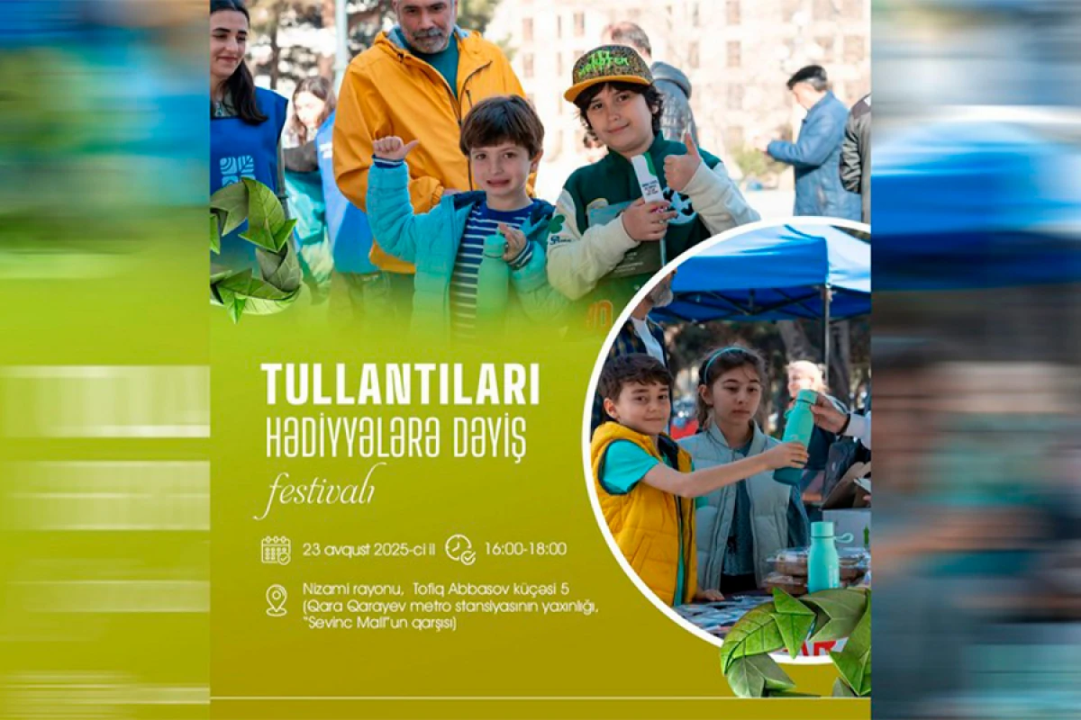 “Tullantıları hədiyyələrə dəyiş” festivalı keçiriləcək