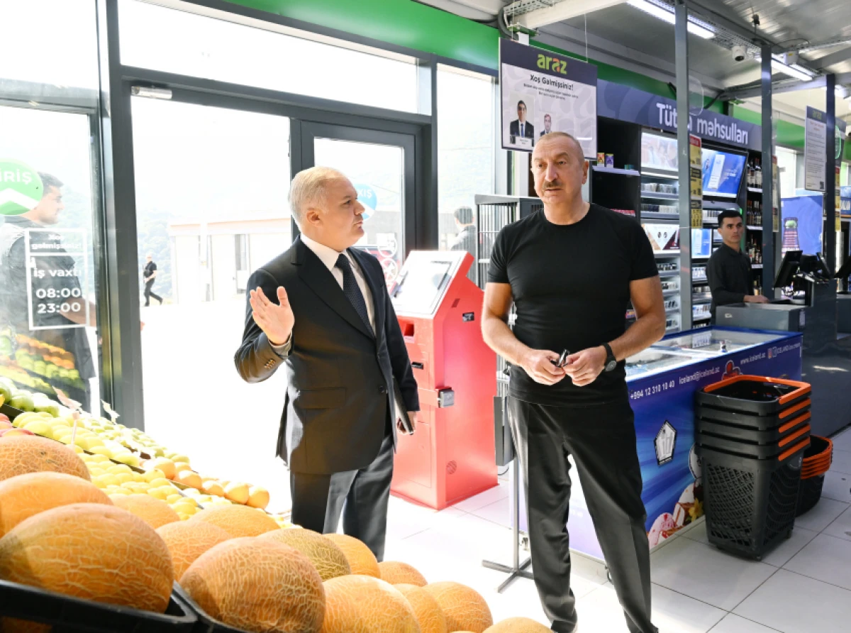 Prezident “Balland – Kəlbəcər balı, arı və arıçılıq məhsulları mağazası”nın açılışında iştirak etdi - YENİLƏNDİ — 6