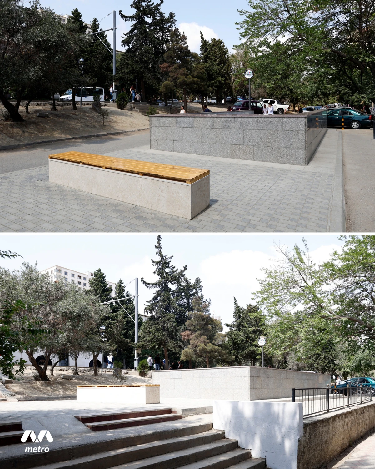 “Memar Əcəmi” metrostansiyasındakı keçiddə təmir işləri başa çatdı — 3