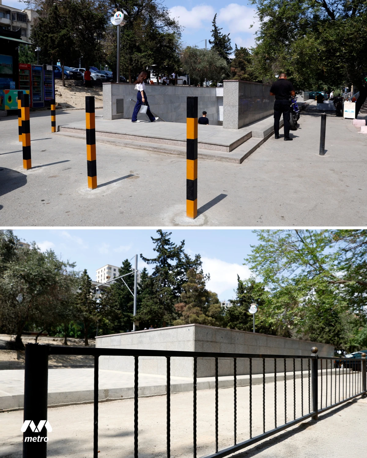 “Memar Əcəmi” metrostansiyasındakı keçiddə təmir işləri başa çatdı — 4