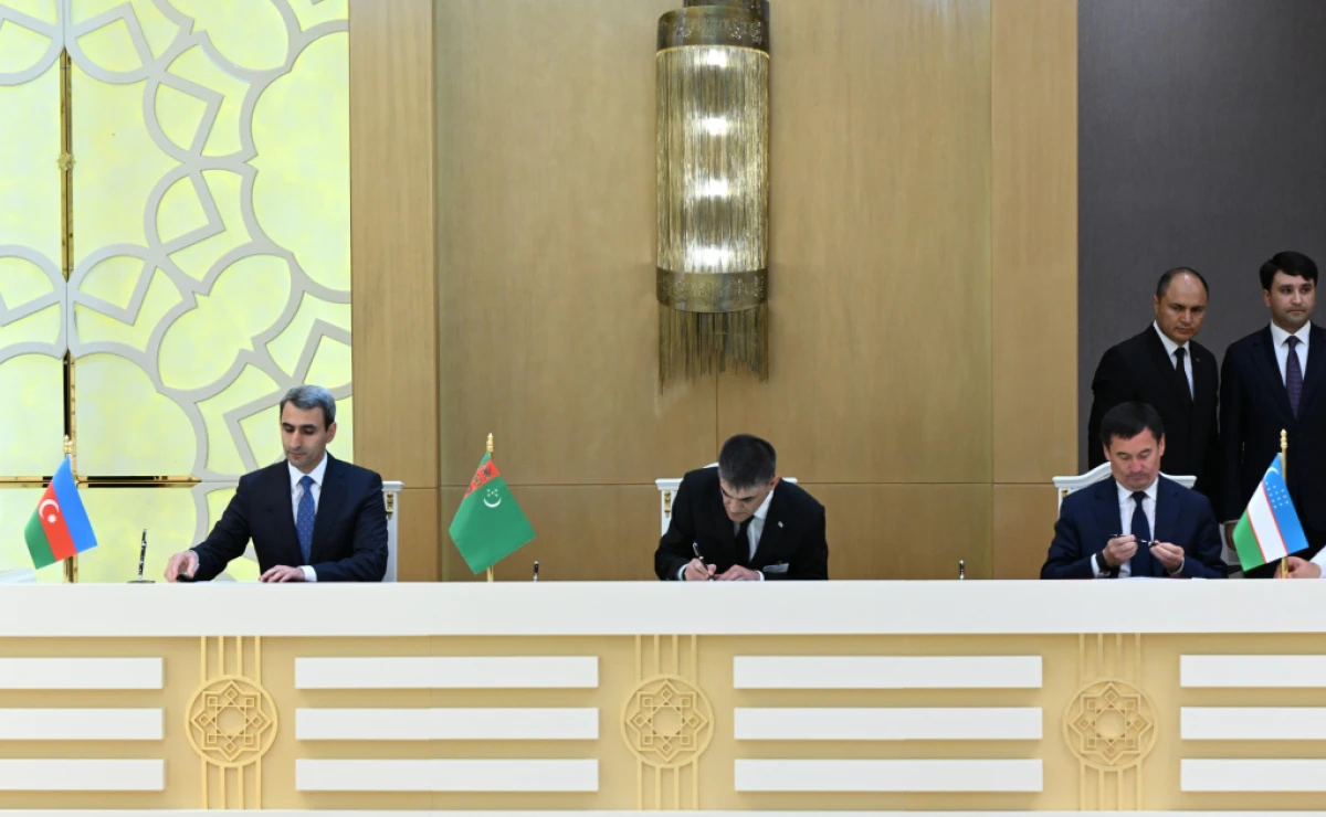 Azərbaycan, Türkmənistan və Özbəkistan liderlərinin iştirakı ilə sənədlərin imzalanması mərasimi oldu - YENİLƏNDİ — 2