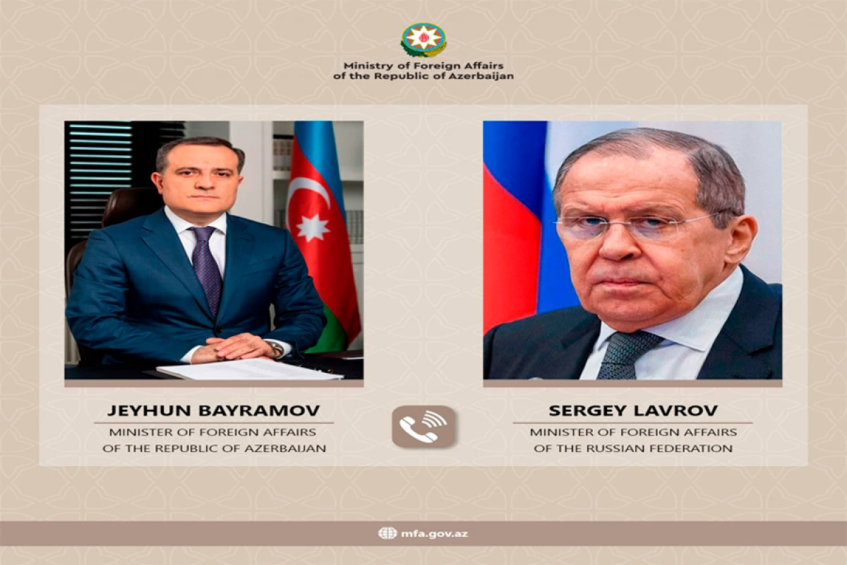 Ceyhun Bayramov Lavrovla telefon danışığı apardı