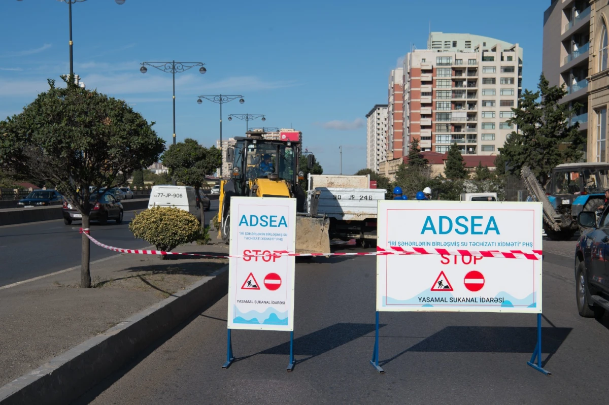 Yasamal rayonunda su təchizatının yaxşılaşdırılması istiqamətində işlər davam edir - FOTO — 4