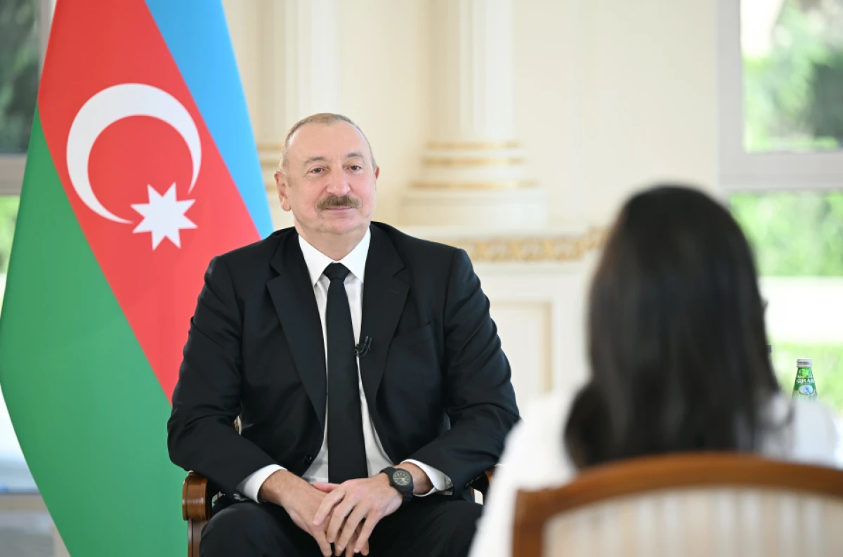 Azərbaycan Prezidenti İlham Əliyev “Əl-Ərəbiyyə” telekanalına müsahibə verdi — 4