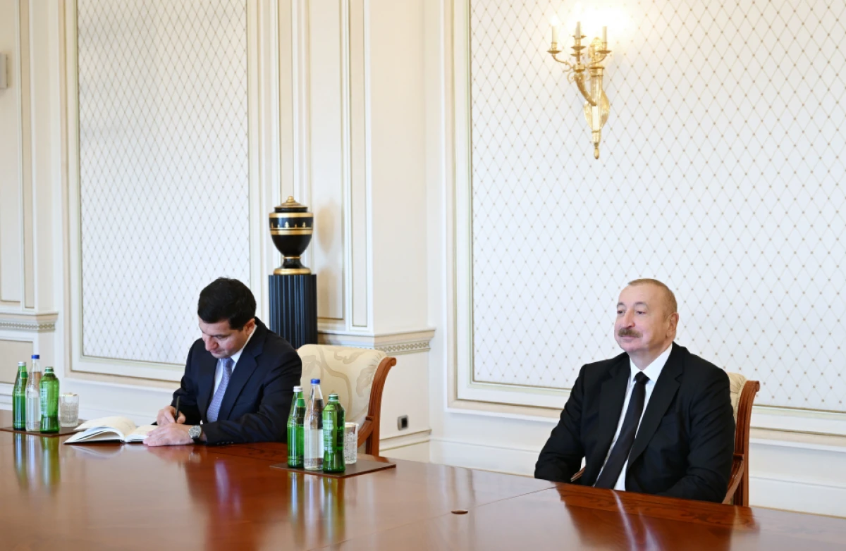 Prezident İlham Əliyev Avropa İttifaqının Cənubi Qafqaz üzrə xüsusi nümayəndəsini qəbul etdi — 4