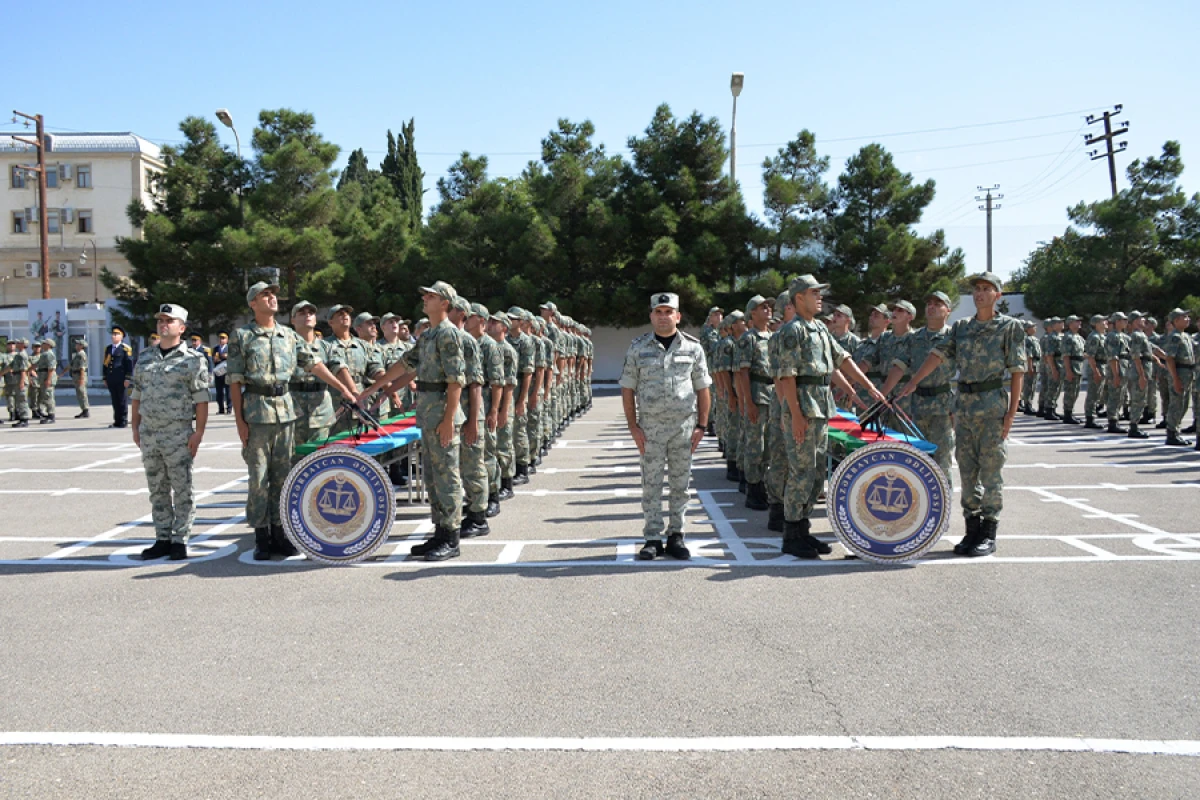 Gənc əsgərlərin andiçmə mərasimi keçirildi