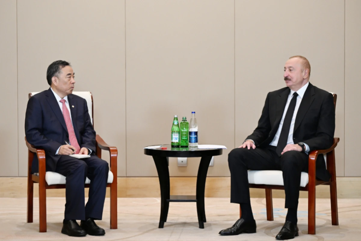 Prezident İlham Əliyev “CCCC” şirkətinin sədri ilə görüşdü
