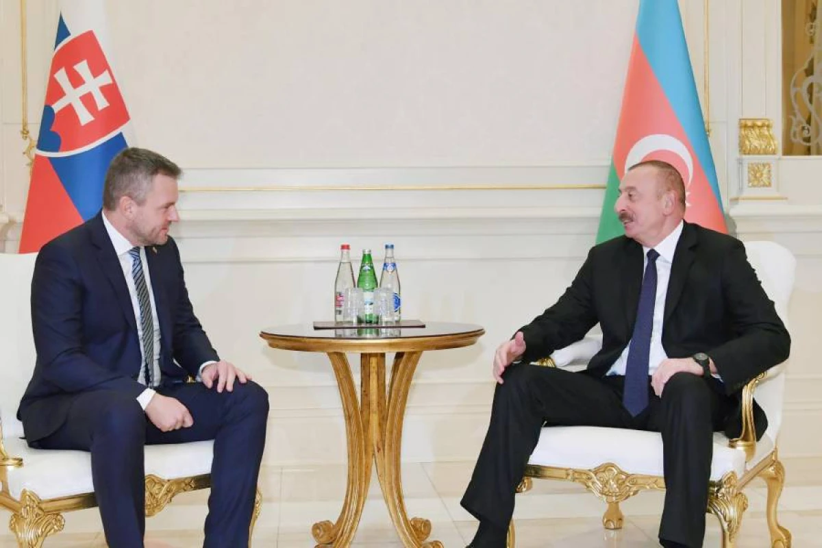 İlham Əliyev Slovakiya Prezidentini təbrik etdi