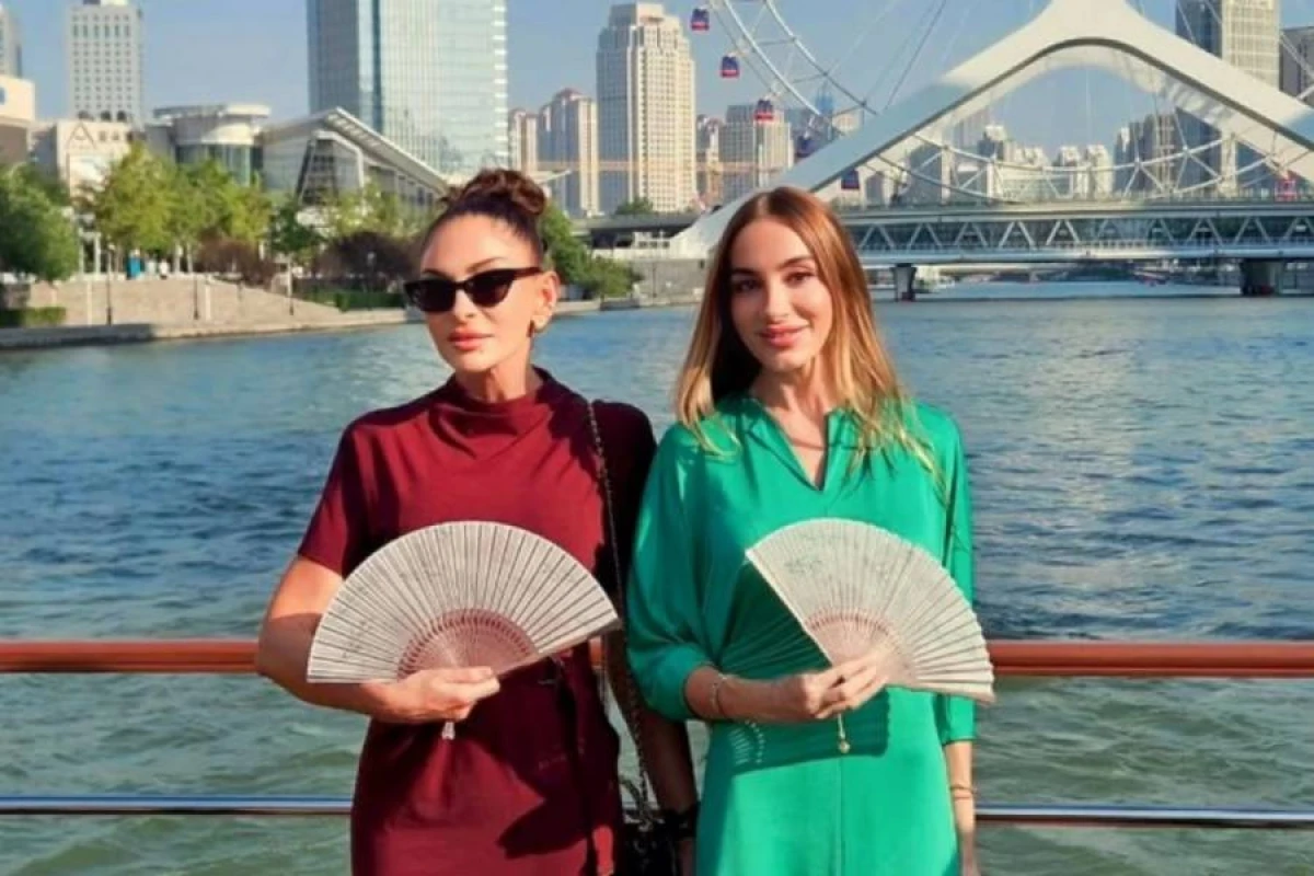Arzu Əliyeva Tiencin şəhərindən paylaşım etdi