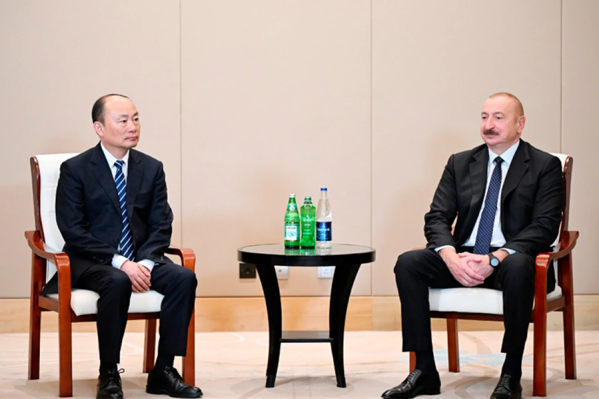 Prezident “China National Chemical Engineering” şirkətinin sədri ilə görüşdü