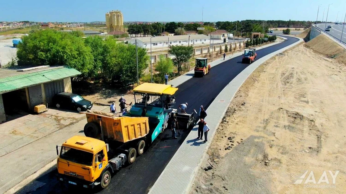 Daha bir avtomobil yolunun tikinti layihəsinin 51 %-i icra edildi — 6