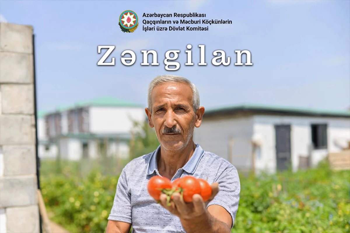 Zəngilana qayıdan veteran öz yurdunda ümid bağı salır - FOTOLAR
