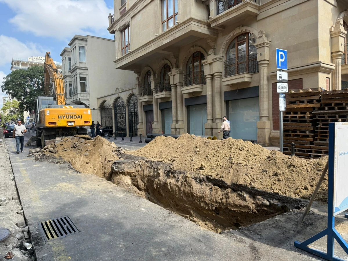 Bakı şəhərində piyada zonaları yaradılır — 1