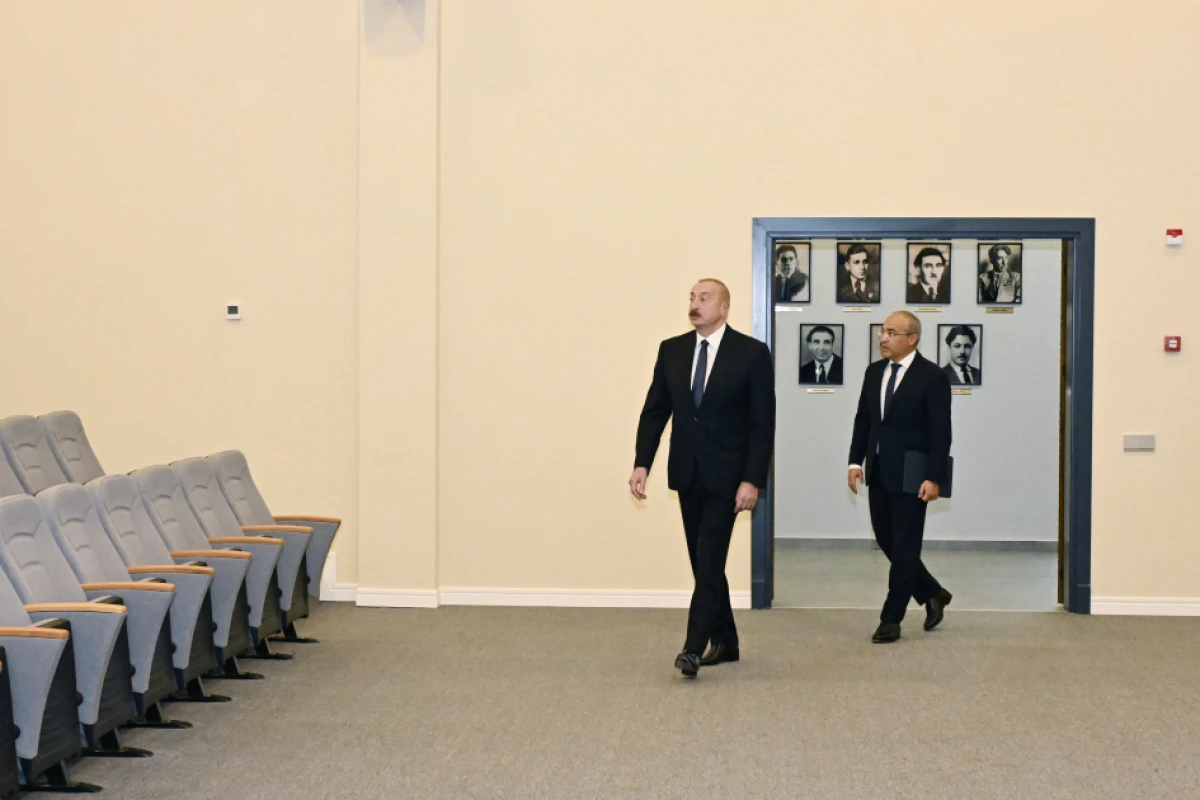 Prezident Səməd Vurğun adına Yaradıcılıq Evinin açılışında iştirak etdi — 5