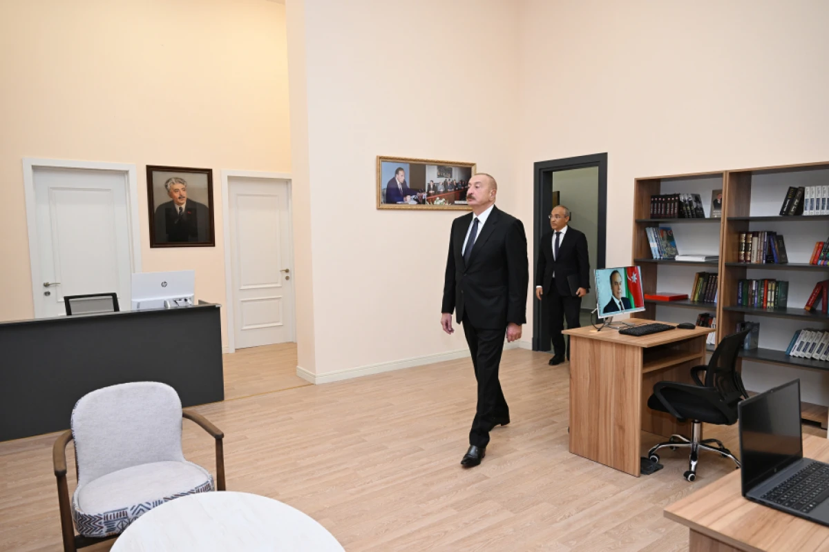 Prezident Səməd Vurğun adına Yaradıcılıq Evinin açılışında iştirak etdi — 7