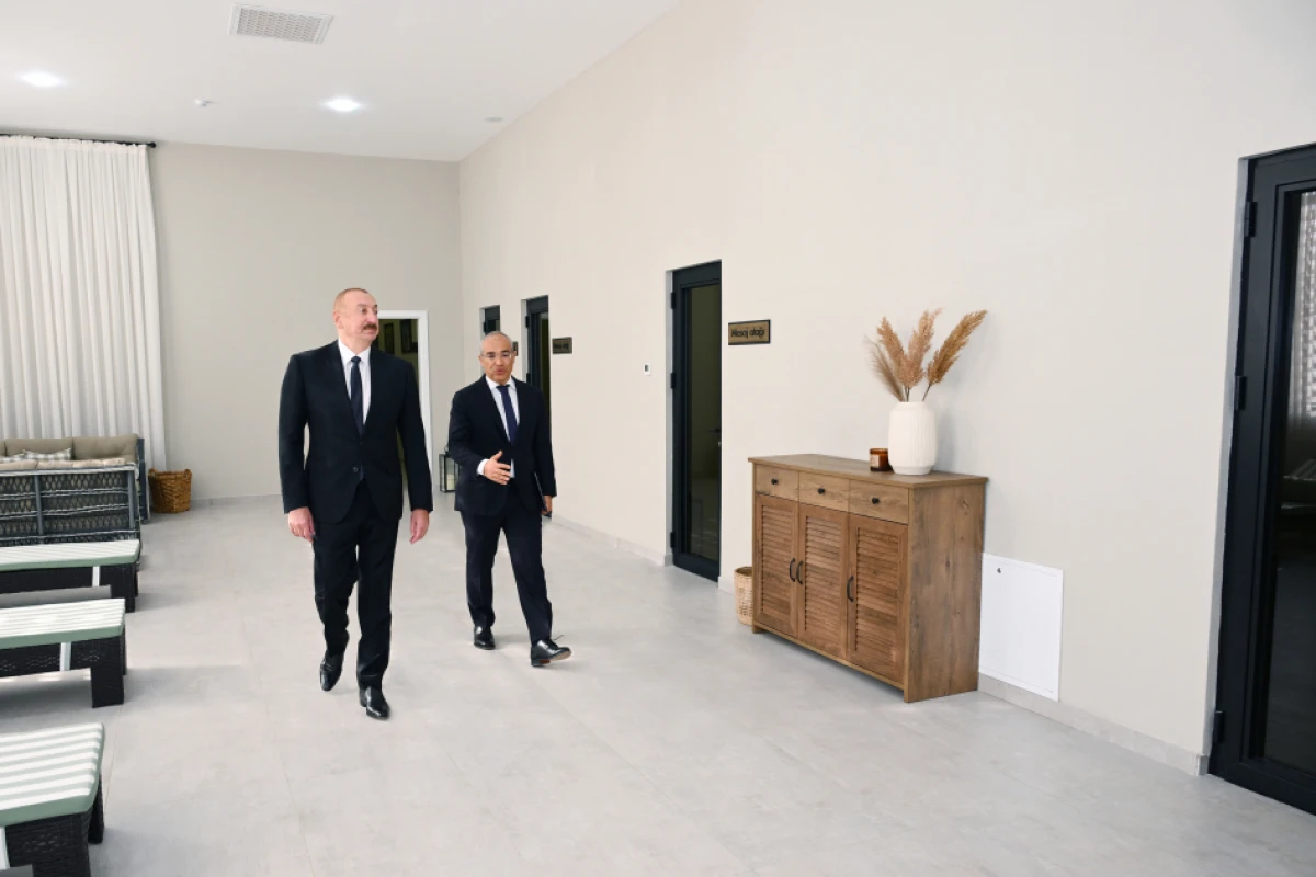 Prezident Səməd Vurğun adına Yaradıcılıq Evinin açılışında iştirak etdi — 9