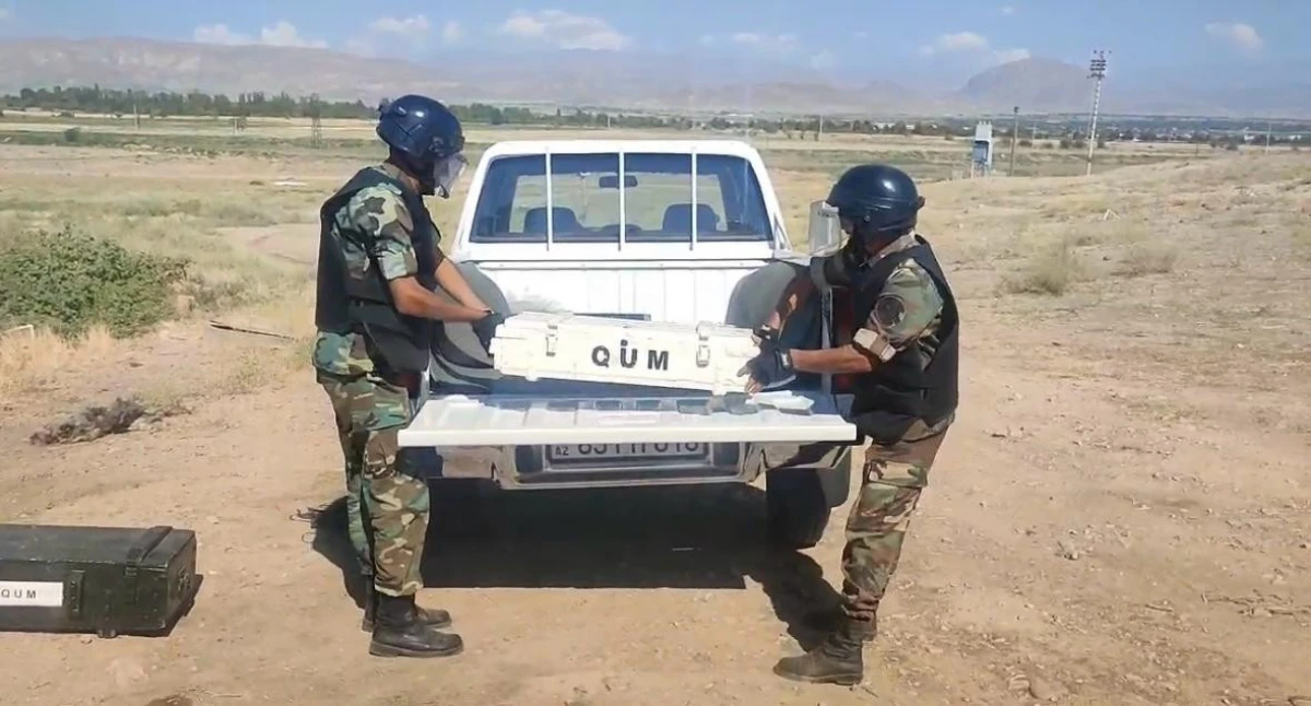 Babək və Ordubad rayonlarında xeyli hərbi sursat aşkarlandı — 3