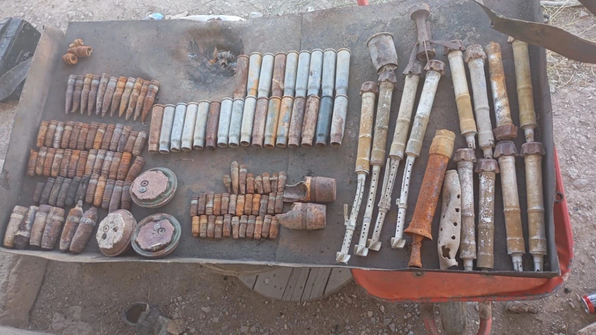 Babək və Ordubad rayonlarında xeyli hərbi sursat aşkarlandı — 4