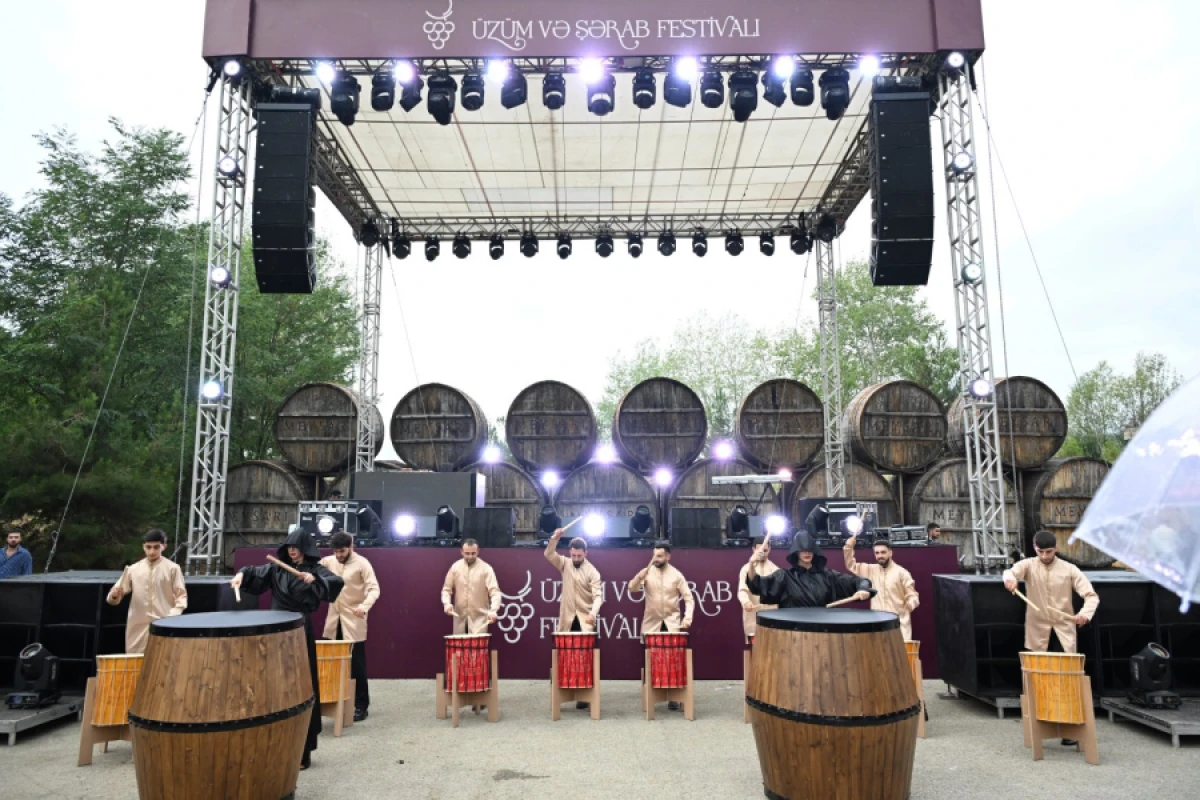 Şamaxıda növbəti Üzüm və Şərab Festivalının açılışı oldu