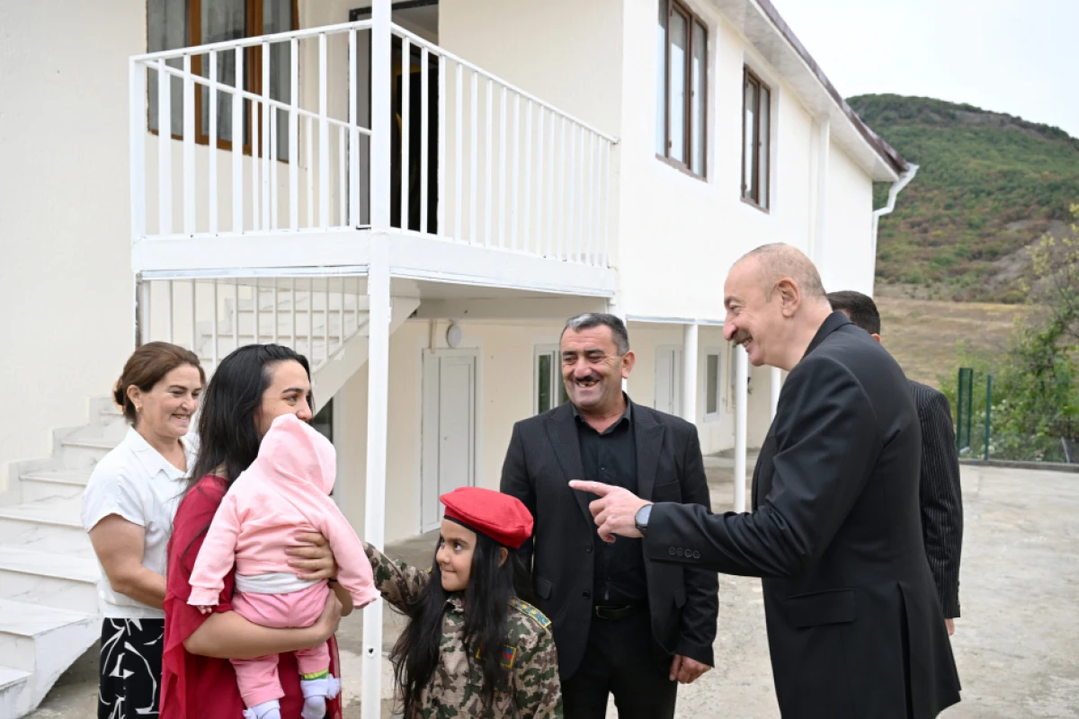 Prezident İlham Əliyev Xocalı rayonunun Seyidbəyli kəndində oldu — 2