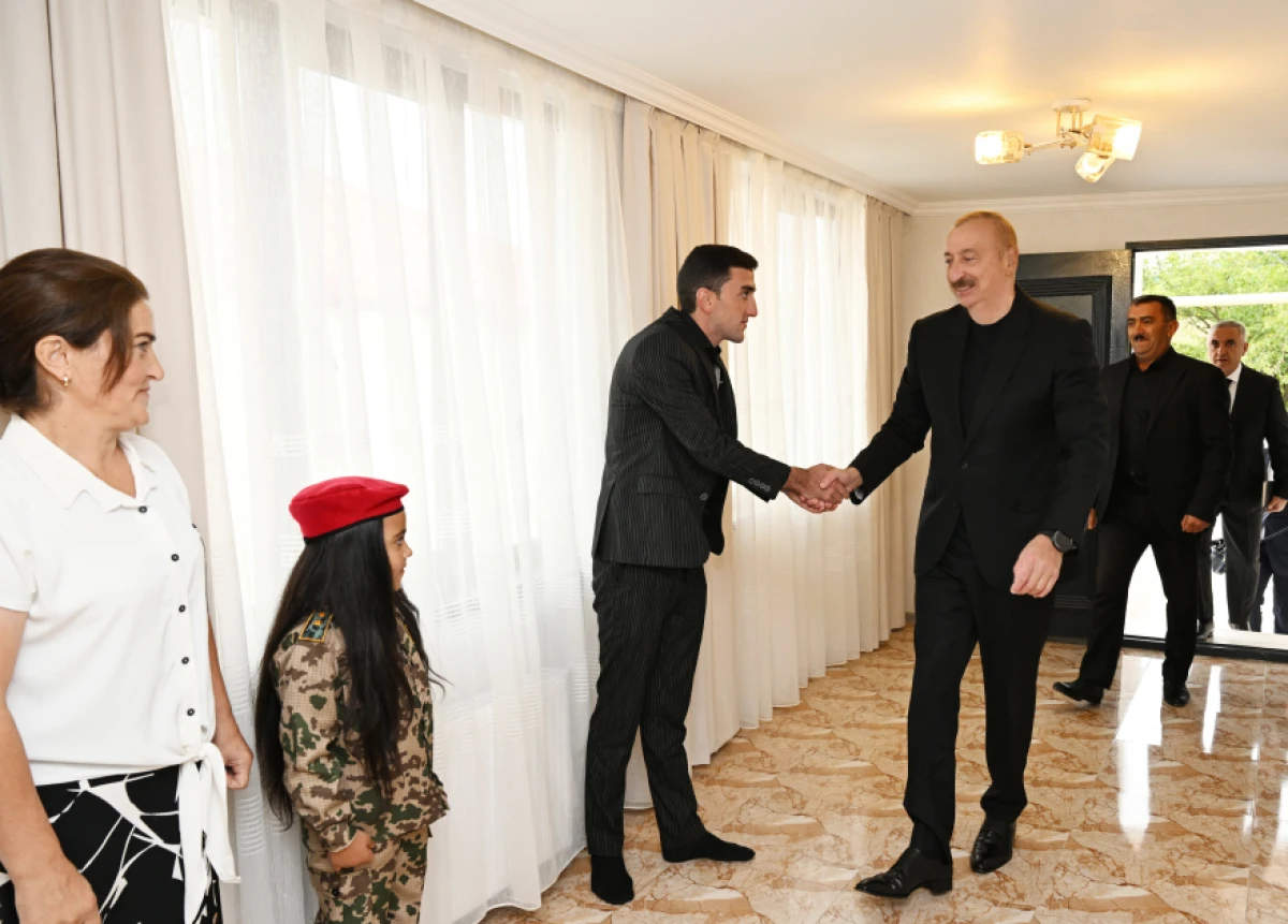 Prezident İlham Əliyev Xocalı rayonunun Seyidbəyli kəndində oldu — 6