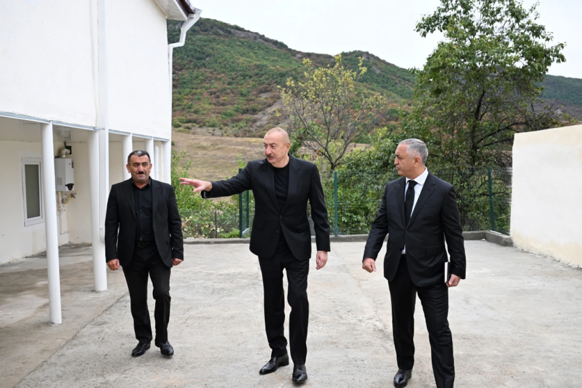 Prezident İlham Əliyev Xocalı rayonunun Seyidbəyli kəndində oldu — 7