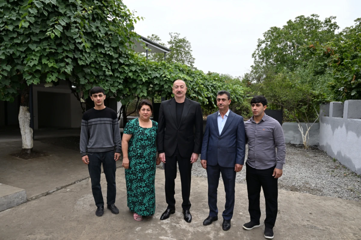 Prezident İlham Əliyev Xocalı rayonunun Badara kəndində oldu — 2