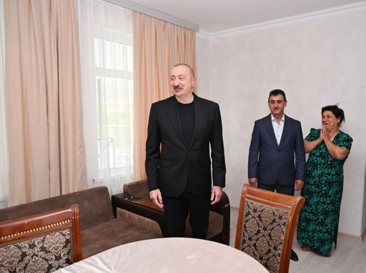 Prezident İlham Əliyev Xocalı rayonunun Badara kəndində oldu — 5