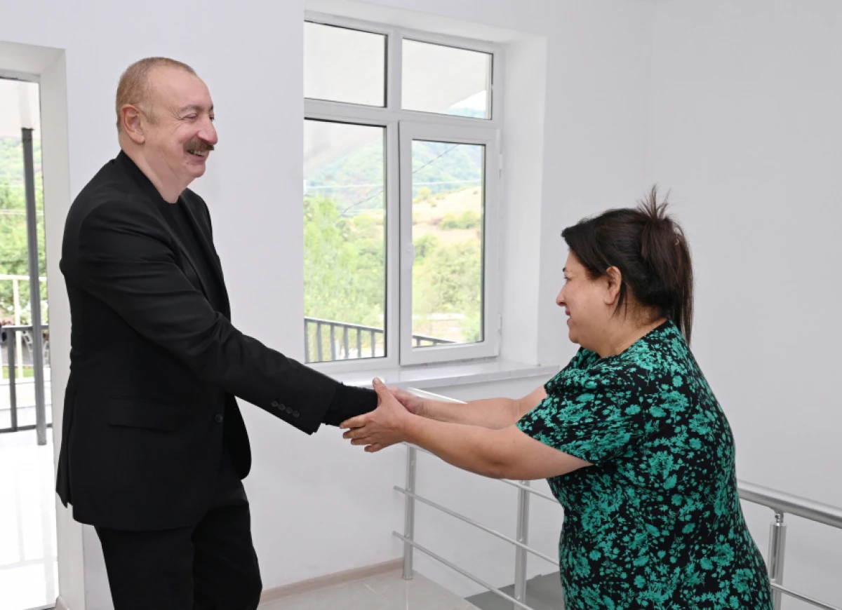 Prezident İlham Əliyev Xocalı rayonunun Badara kəndində oldu — 6