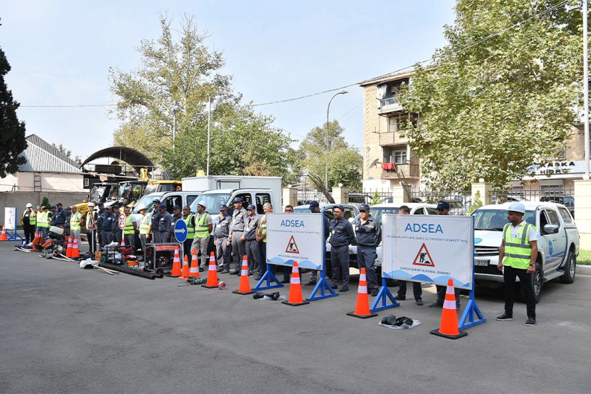 Gəncə şəhərinin su təchizatına baxış keçirildi