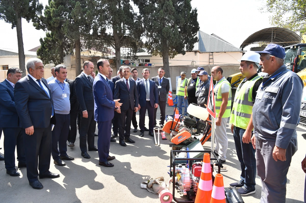 Gəncə şəhərinin su təchizatına baxış keçirildi — 6