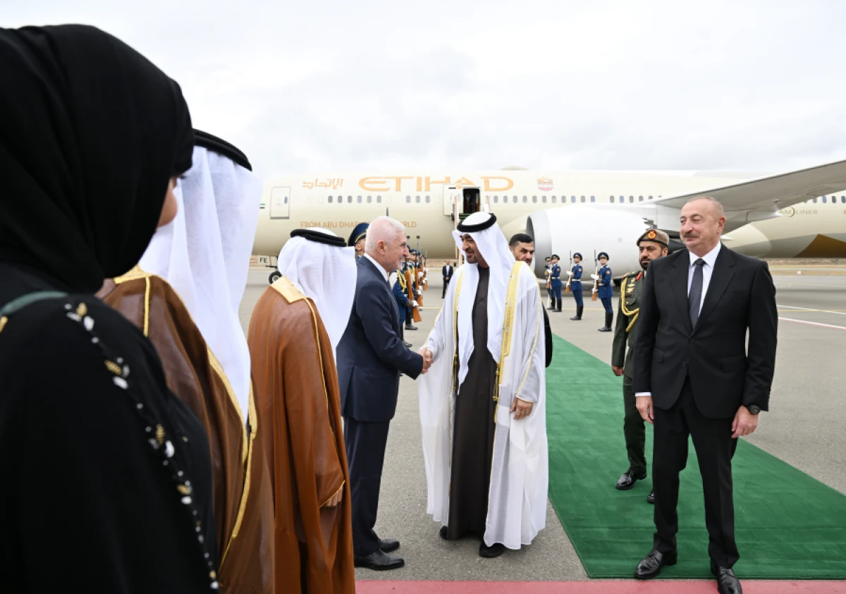 Birləşmiş Ərəb Əmirliklərinin Prezidenti Azərbaycana rəsmi səfərə gəldi — 5