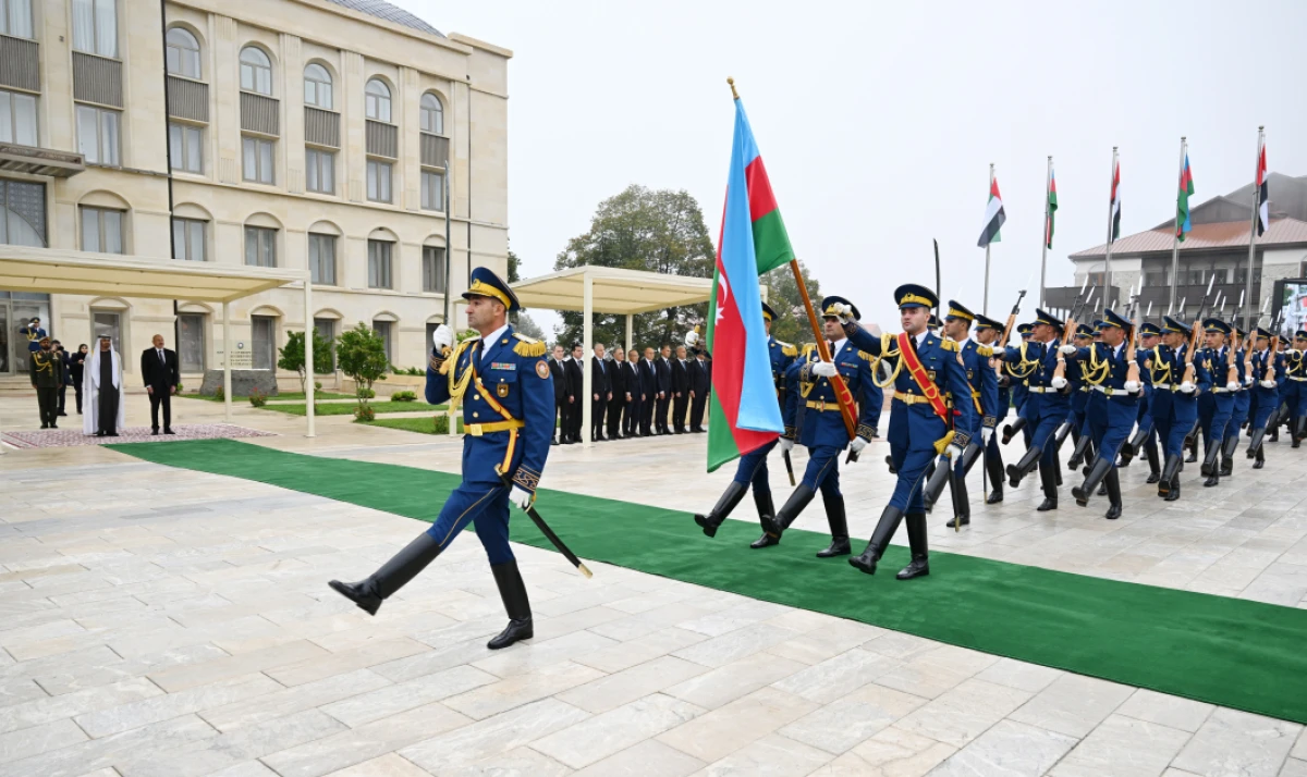 BƏƏ Prezidentinin Şuşada rəsmi qarşılanma mərasimi oldu — 1