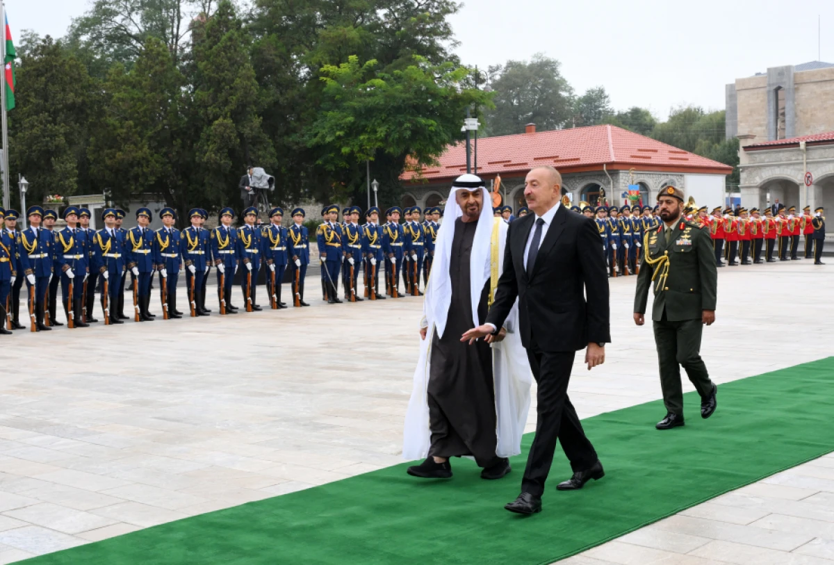BƏƏ Prezidentinin Şuşada rəsmi qarşılanma mərasimi oldu — 7