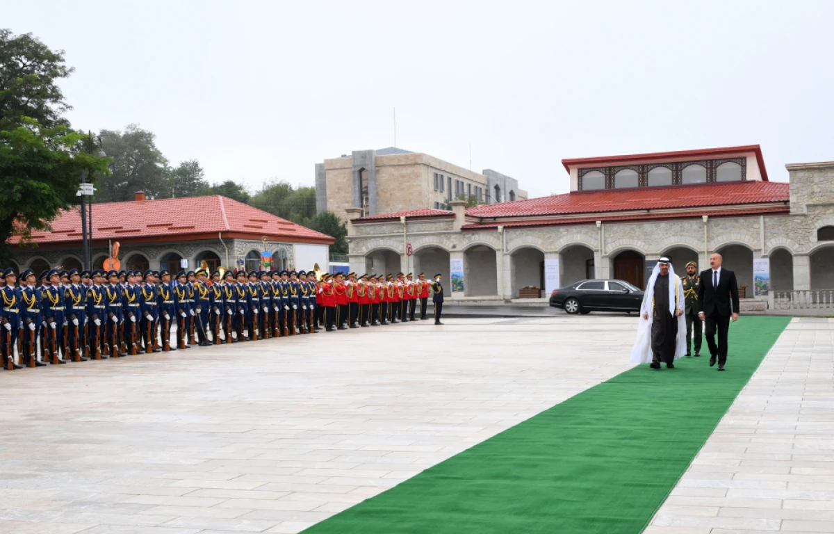 BƏƏ Prezidentinin Şuşada rəsmi qarşılanma mərasimi oldu — 8