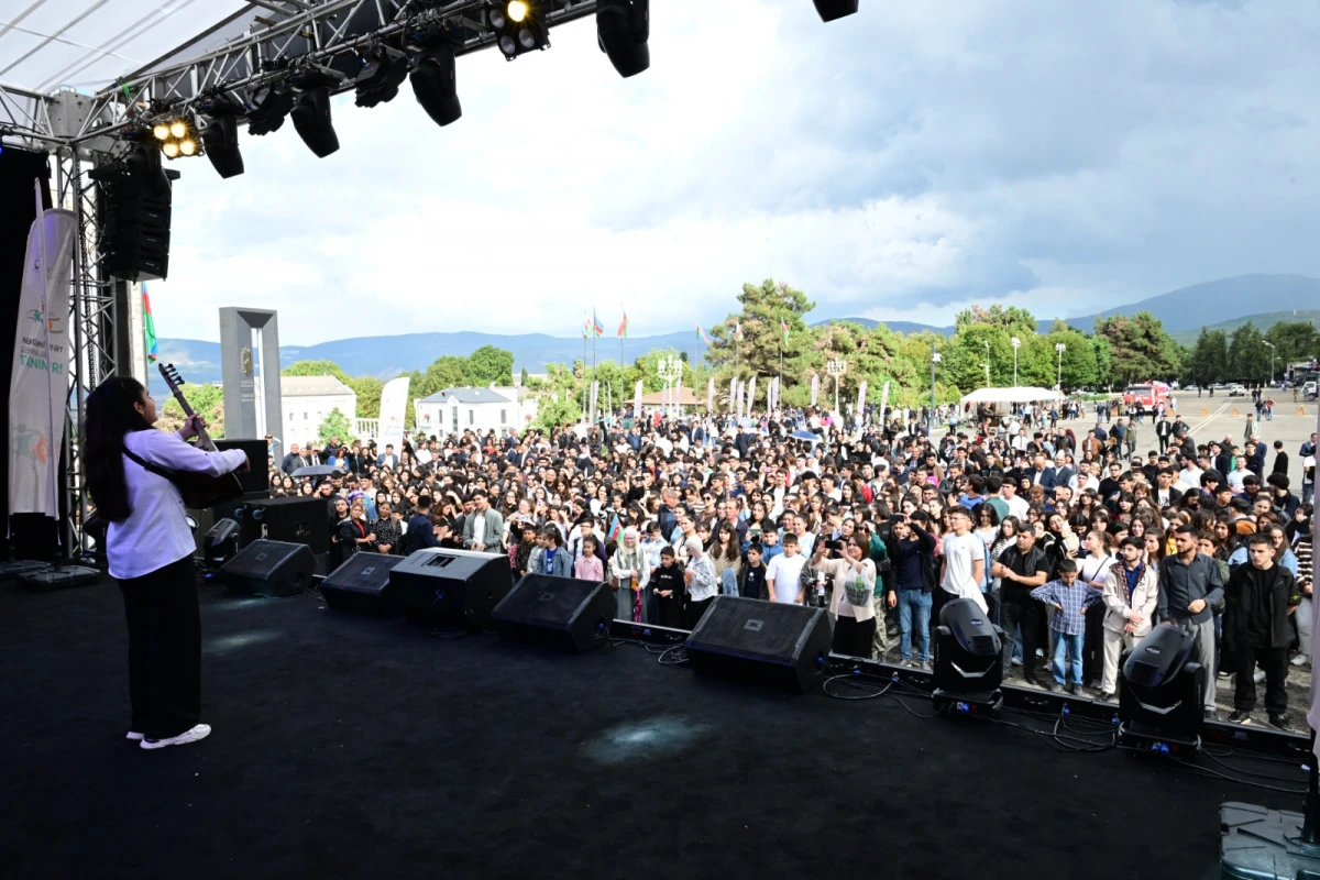 Xankəndidə Uşaq İncəsənət Festivalı qaliblərinin konserti keçirildi — 1