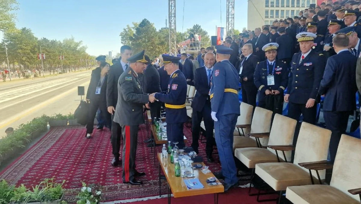 Baş Qərargah rəisi Belqradda keçirilən hərbi paradda iştirak etdi — 6