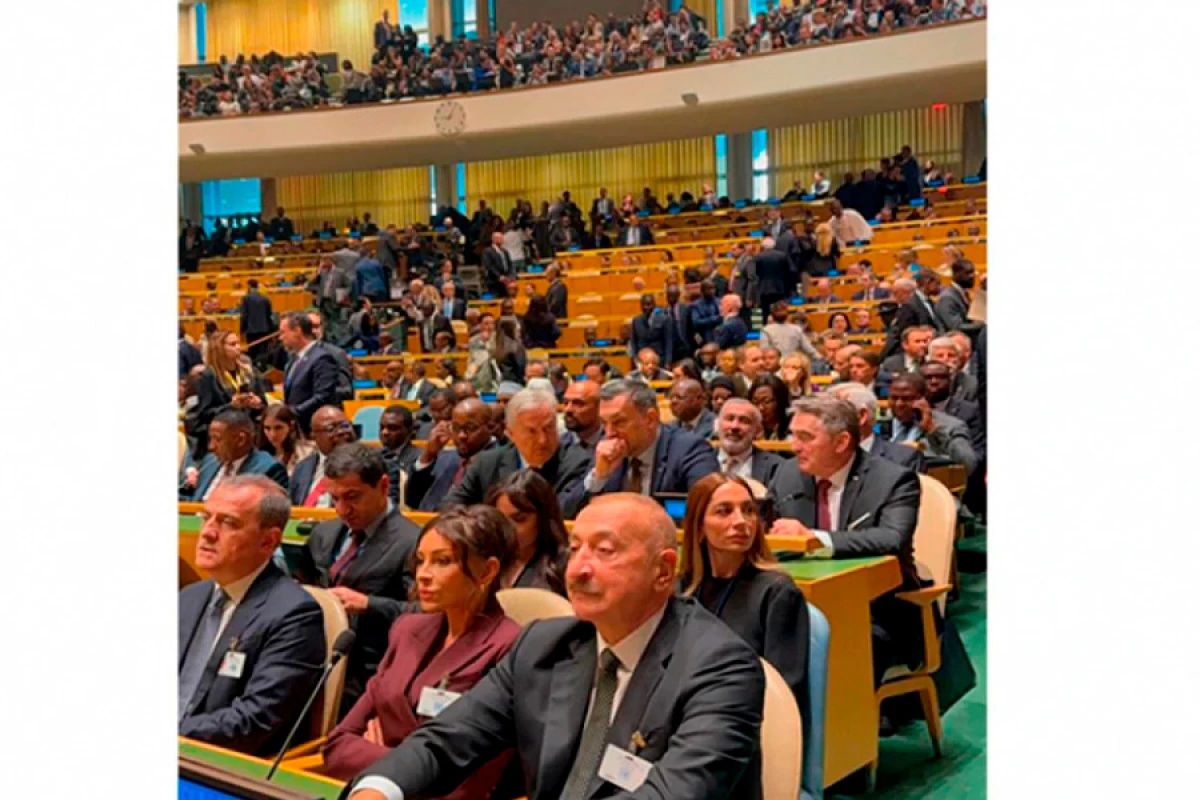İlham Əliyev və Mehriban Əliyeva BMT Baş Assambleyasının 80-ci sessiyası çərçivəsində keçirilən yüksəksəviyyəli müzakirələrdə iştirak etdilər